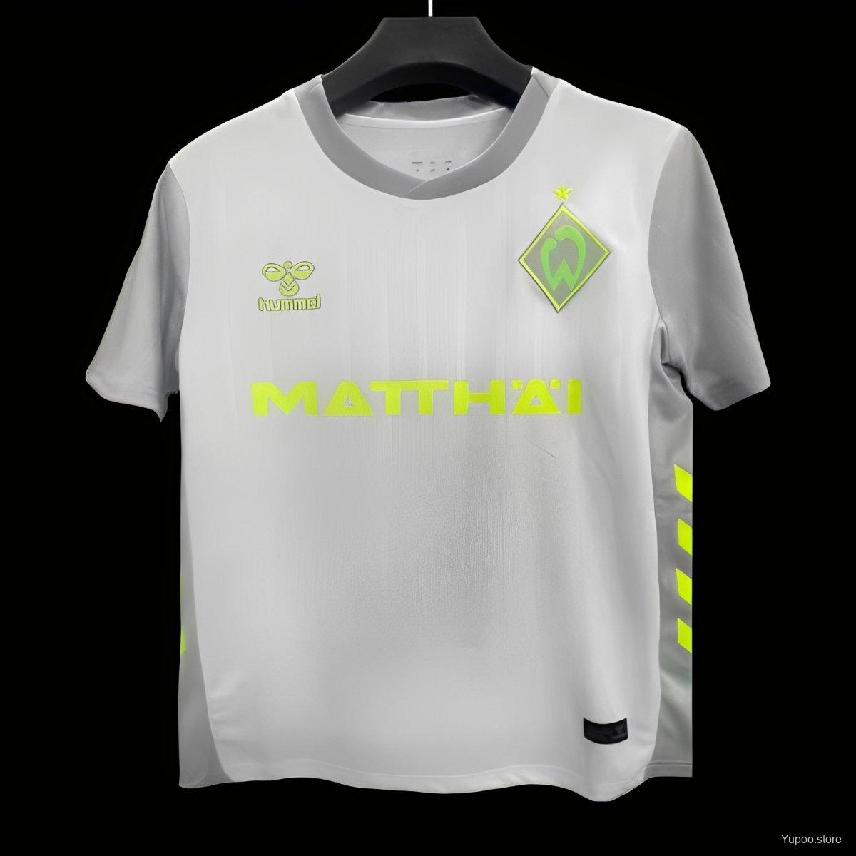 Camiseta de fútbol Werder Bremen 2025/26 VISITANTE MANGA CORTA VERSION FAN